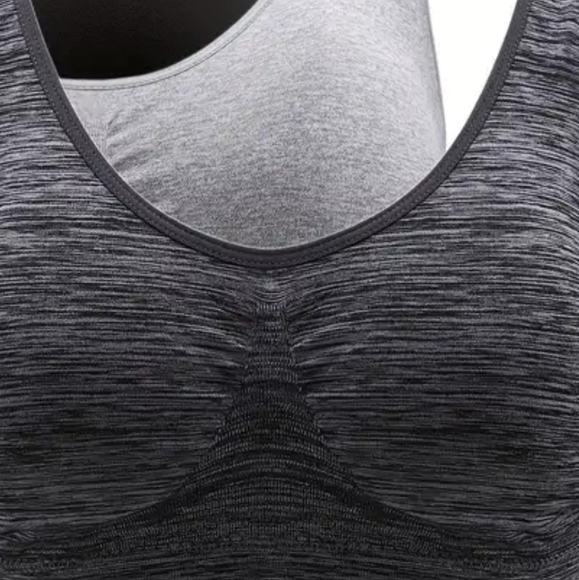 FASHION COLLECTION 3 PACK BRA PLUS SIZE 2XL BLACK, LIGHT GRAY, GRAY GRAPHITE NWT - Picture 5 of 14